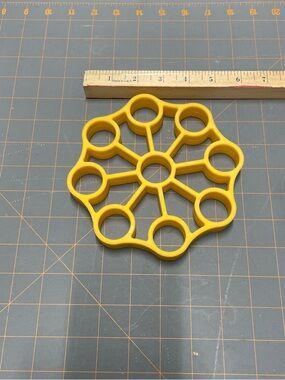 Yellow Silicone Trivet Insta pot egg cooker